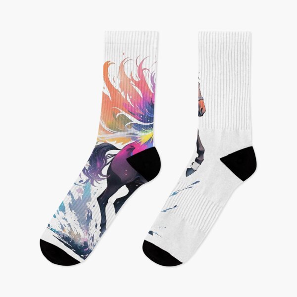 Item preview, A colorful splashing horse designed and sold by CoolPixels.