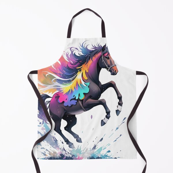 Item preview, A colorful splashing horse designed and sold by CoolPixels.