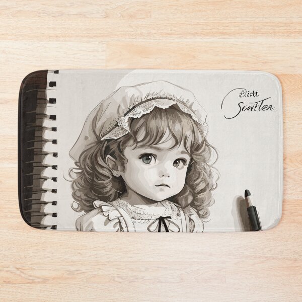 Item preview, Pencil sketch, little girl designed and sold by CatCoconut-Art.