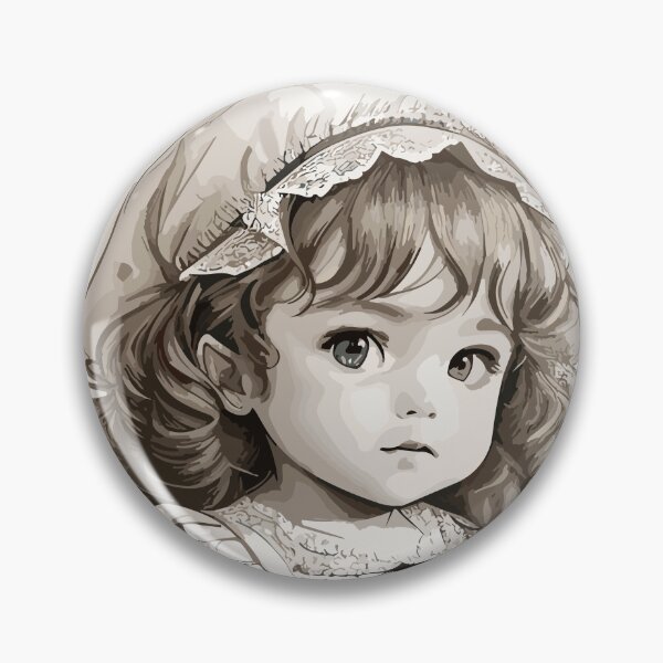 Item preview, Pencil sketch, little girl designed and sold by CatCoconut-Art.