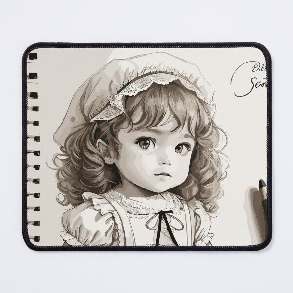 Item preview, Pencil sketch, little girl designed and sold by CatCoconut-Art.