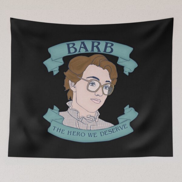 Item preview, Barb The Hero We Deserve Drawstring Bag designed and sold by TessLeffler.