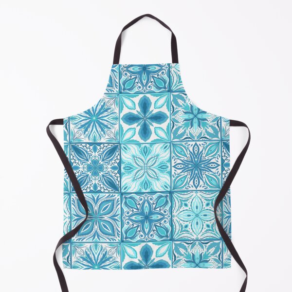 Item preview, Ornate tiles in blue and white designed and sold by Katerina Mitkova Kirilova.
