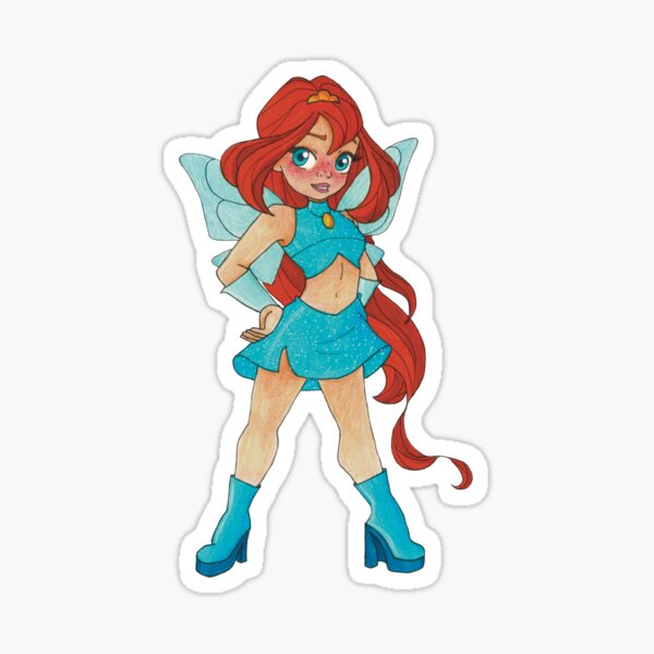 Bloom - Winx Club Character Sticker for Sale by mavendesigner