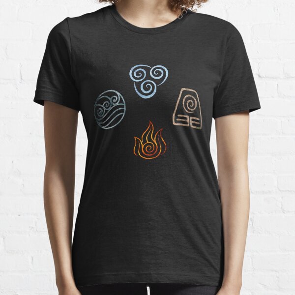The four Elements Avatar symbols Essential T-Shirt