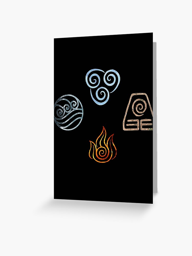 The Four Elements Avatar Symbols Sticker By Colferninja