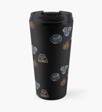 The four Elements Avatar symbols Travel Mug