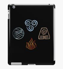 The four Elements Avatar symbols iPad Case/Skin