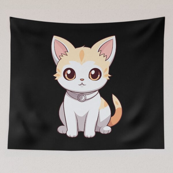 Artikelvorschau, Burmesisches Kawaii Katzenkätzchen Süßes T-Shirt entworfen und verkauft von Digital-Art-Co.
