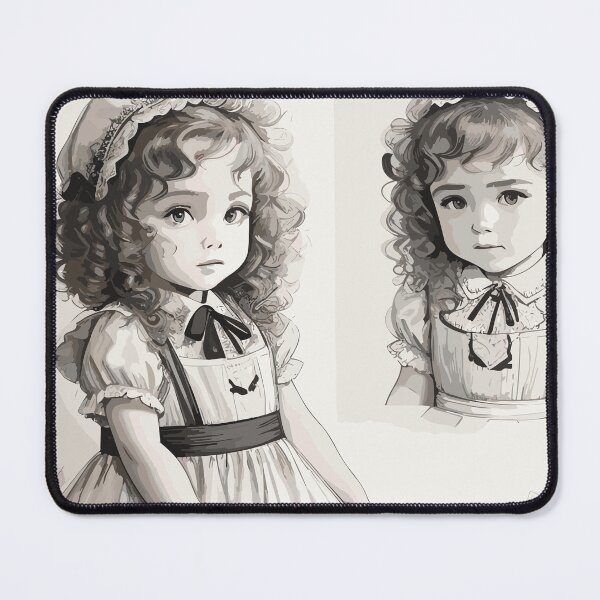 Item preview, Pencil sketch, little girl designed and sold by CatCoconut-Art.