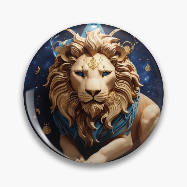 Item preview, #2 "Mystical Leo Design with Celestial Elements | Symbolizing Strength and Courage" designed and sold by CyberCollective.