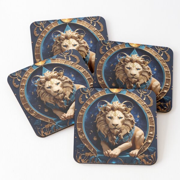 Item preview, #2 "Mystical Leo Design with Celestial Elements | Symbolizing Strength and Courage" designed and sold by CyberCollective.