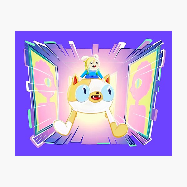 Fionna and Cake Photographic Print