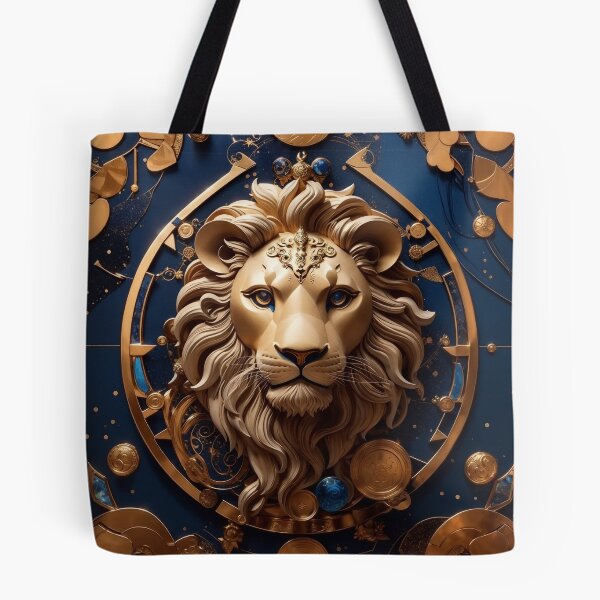 Item preview, #3 "Mystical Leo Design with Celestial Elements | Symbolizing Strength and Courage" designed and sold by CyberCollective.