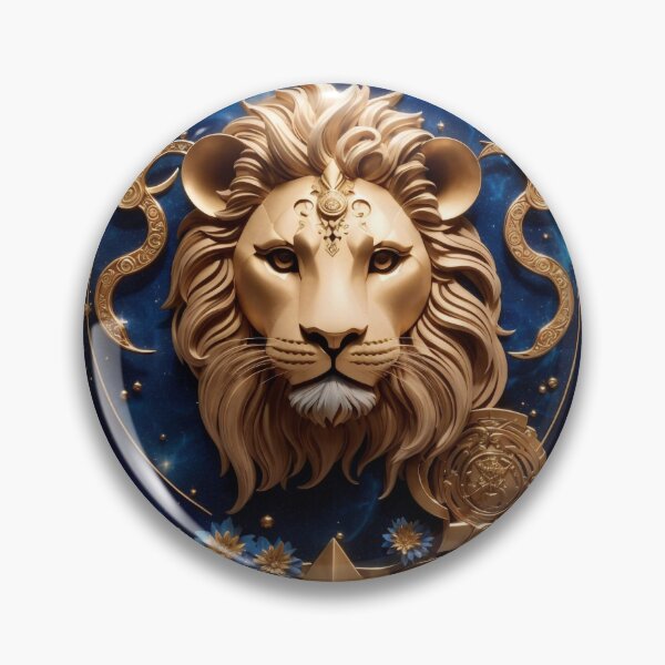 Item preview, #4 "Mystical Leo Design with Celestial Elements | Symbolizing Strength and Courage" designed and sold by CyberCollective.