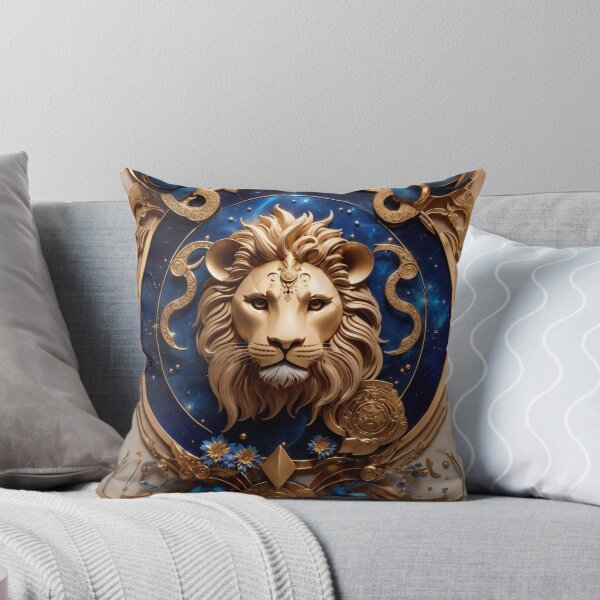 Item preview, #4 "Mystical Leo Design with Celestial Elements | Symbolizing Strength and Courage" designed and sold by CyberCollective.