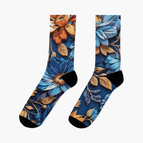 Item preview, Blue Floral Art Pattern designed and sold by amenwolf.
