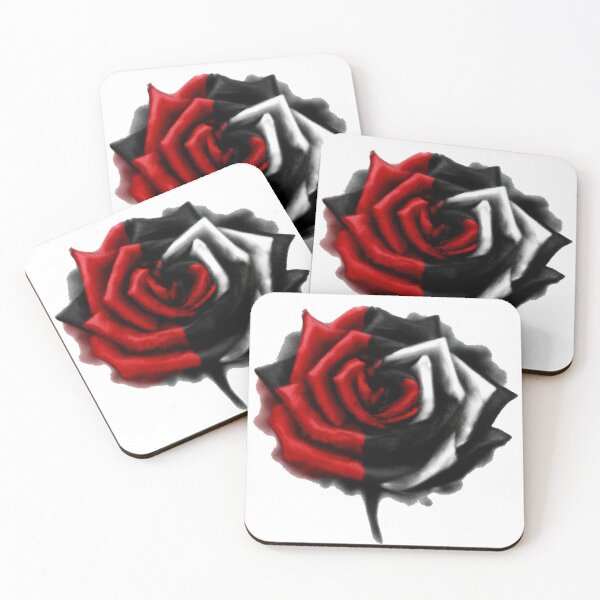 Item preview, Red Black and White Rose designed and sold by AtlantisApparel.