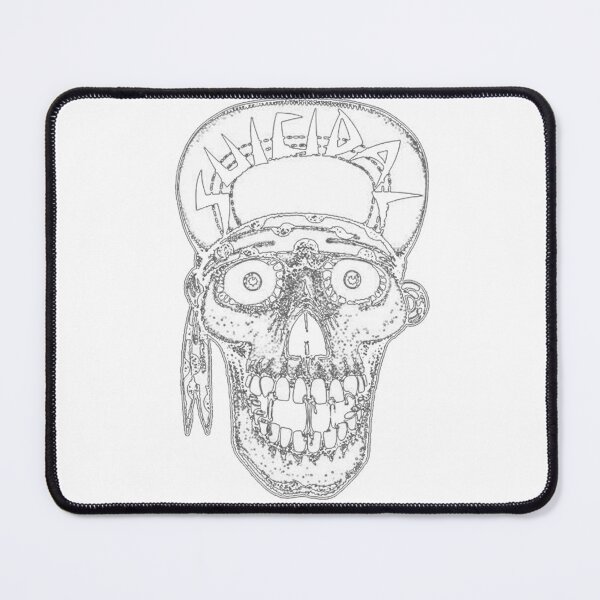Item preview, smiling skull with hat designed and sold by bicerigo.