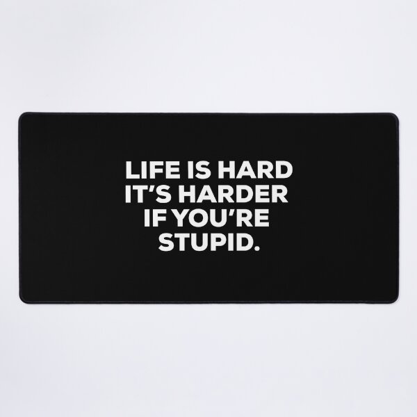 Item preview, life is hard  designed and sold by SometimesFishy.