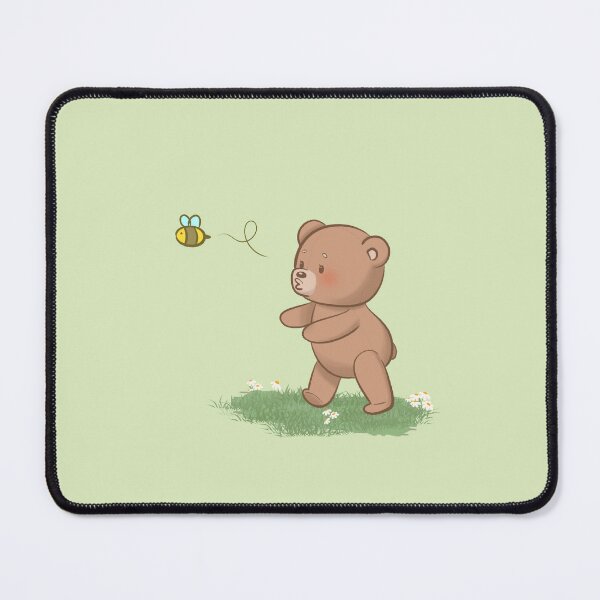 Item preview, Little Bear Cub Chasing a Bee designed and sold by artbybiyan.