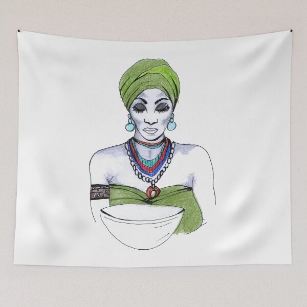 Item preview, African Art Design African Woman  designed and sold by HighArtDesigns.