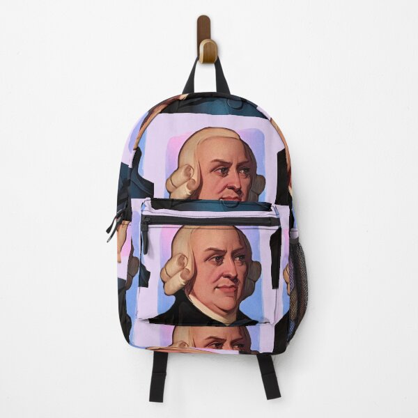 Item preview, Scottish Economist Adam Smith - purple pink - illustration  designed and sold by Litstoy.