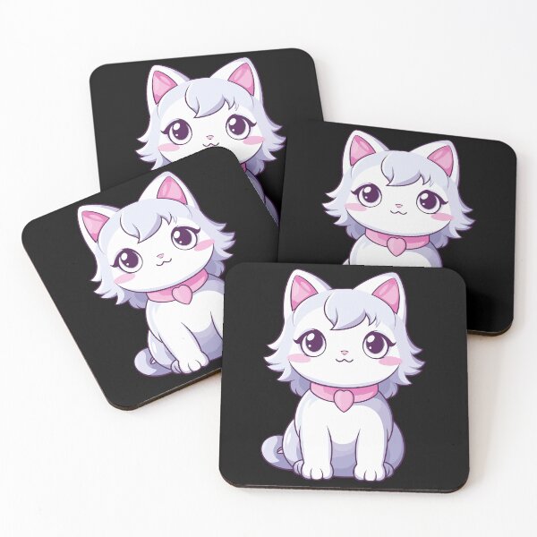 Item preview, American Curl Kawaii Cat Kitten Cute T-Shirt designed and sold by Digital-Art-Co.