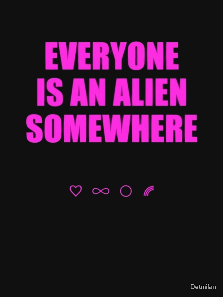 Coldplay Everyone Is An Alien Somewhere - Blue Tee