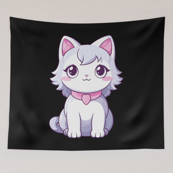 Item preview, American Curl Kawaii Cat Kitten Cute T-Shirt designed and sold by Digital-Art-Co.