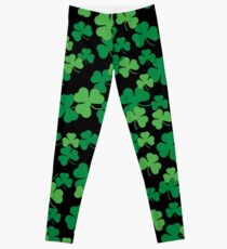 St. Patricks day clover pattern Leggings