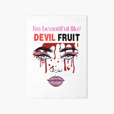 gasha gasha no mi devil fruit Art Board Print for Sale by goldjuliana