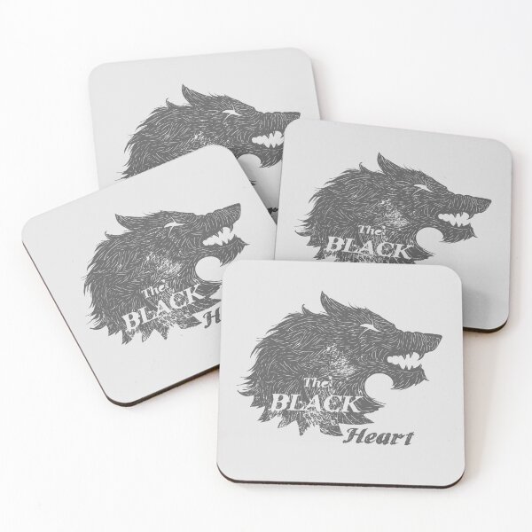 Item preview, black heart (wolf) designed and sold by hayrpictures.