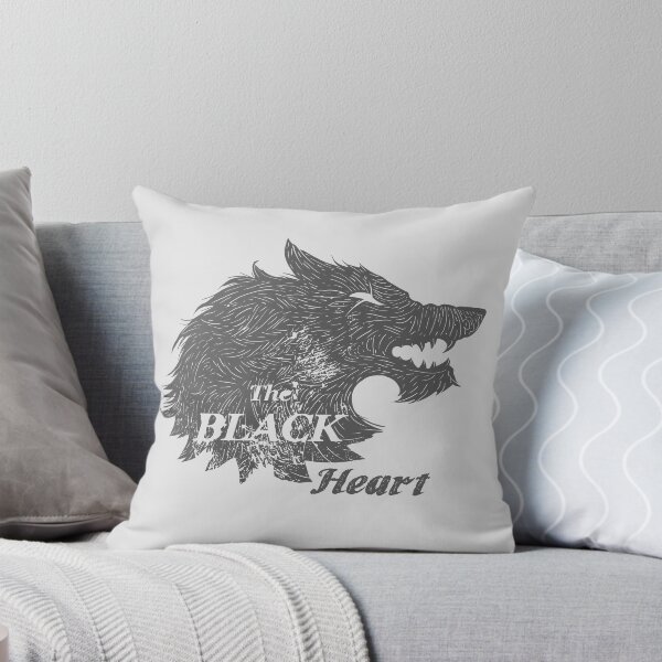 Item preview, black heart (wolf) designed and sold by hayrpictures.