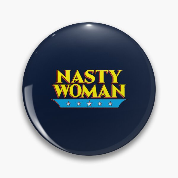 Item preview, Nasty Woman Vintage Super Hero Fitted Scoop  designed and sold by janbaye.