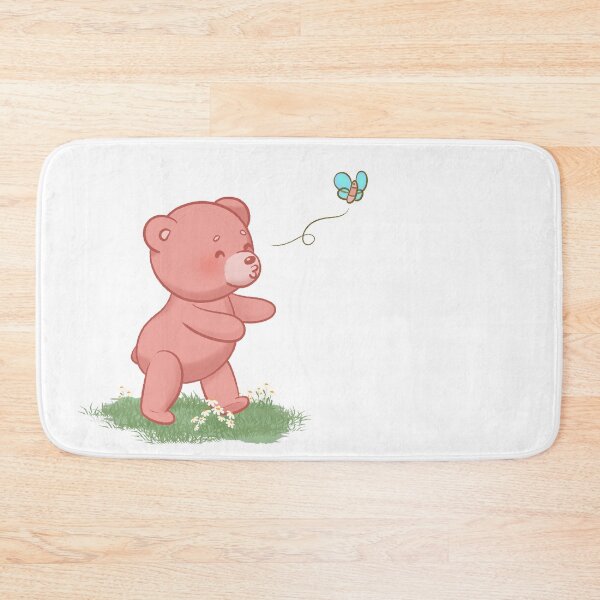 Item preview, Little Bear Cub Chasing Butterfly designed and sold by artbybiyan.