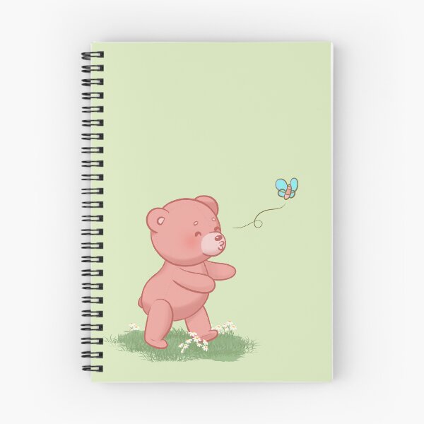 Item preview, Little Bear Cub Chasing Butterfly designed and sold by artbybiyan.