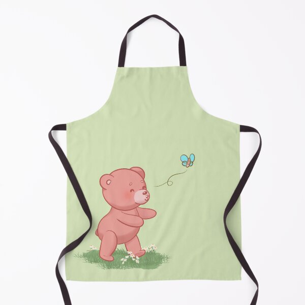 Item preview, Little Bear Cub Chasing Butterfly designed and sold by artbybiyan.