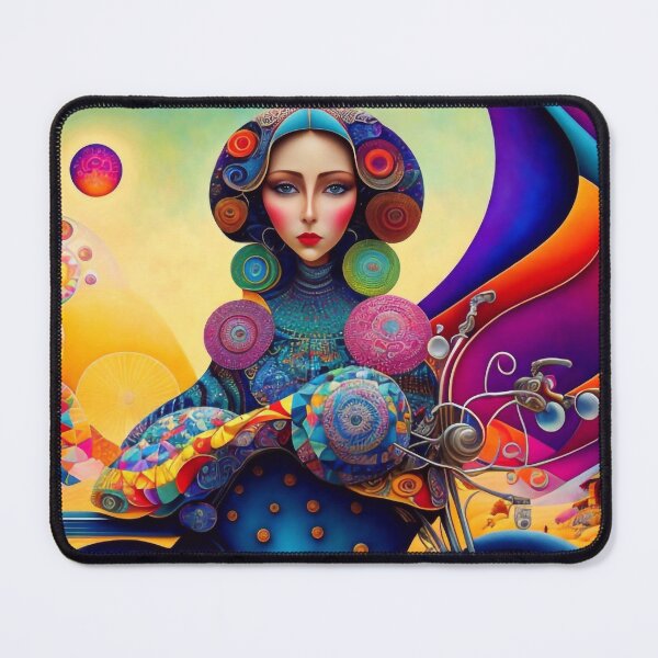 Item preview, The lady bike rider designed and sold by M-Y-A-R-T-.