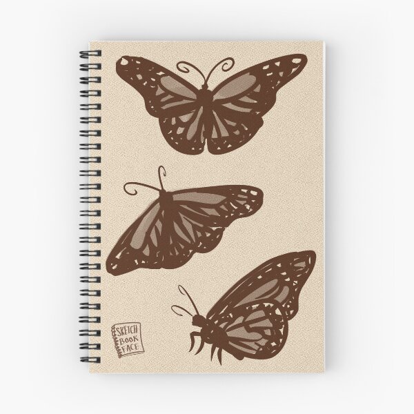 Item preview, Brown "Ink" Butterflies designed and sold by Sarah Y..
