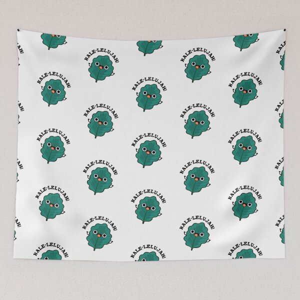Item preview, Kale-lelujah Funny Veggie Puns  designed and sold by punnybone.
