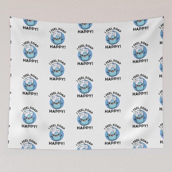 Item preview, I Feel Soap Happy Funny Soap Puns  designed and sold by punnybone.