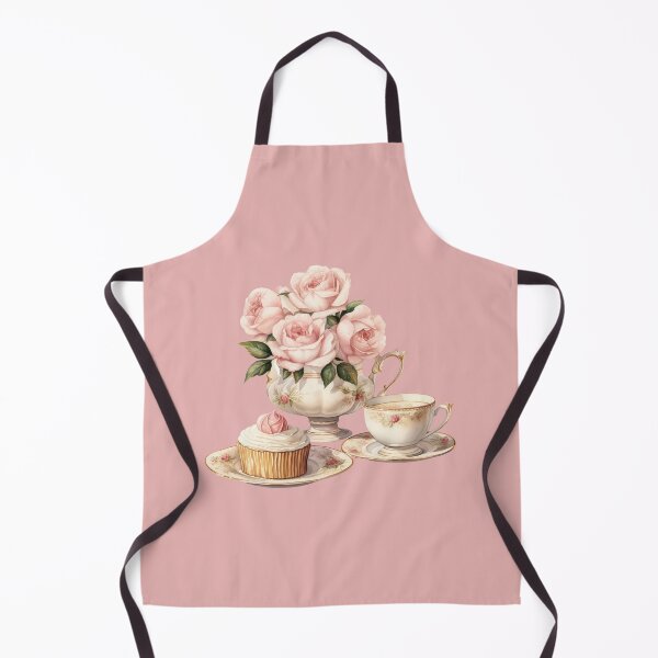Item preview, Watercolor Pink Royal vintage Rose teacup designed and sold by Mikkway.
