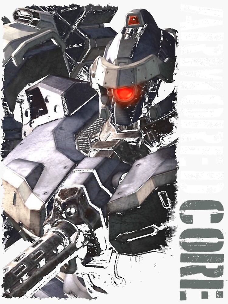 Armored Core 2 - P2 - Main Core Sticker for Sale by Mecha-Art