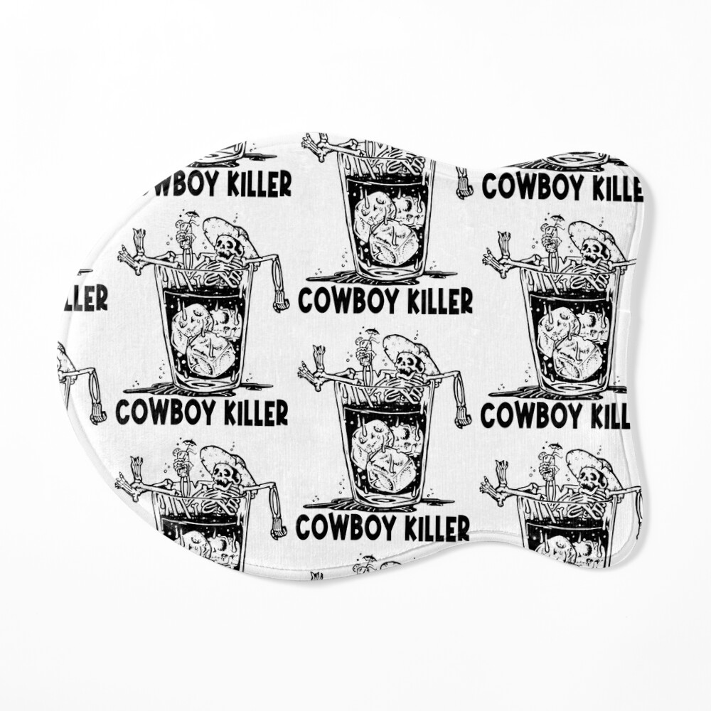 Black And White Cowboy Killers Music Country Lover Whiskey Glasses