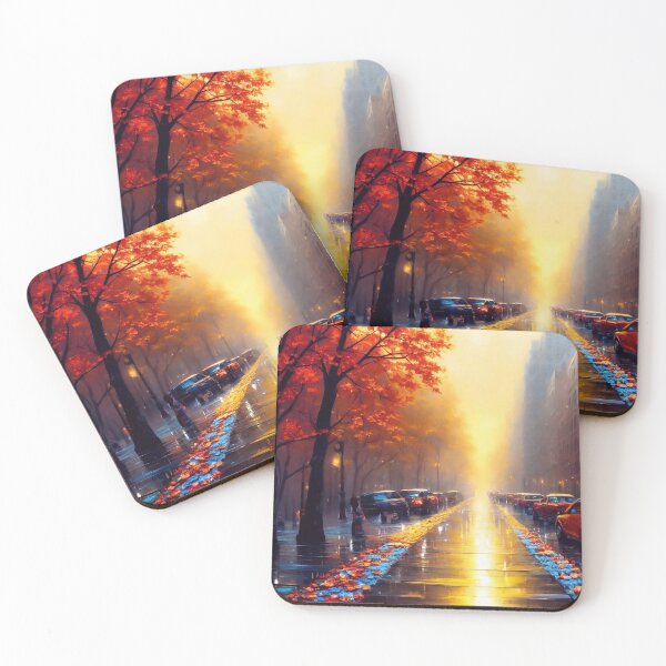 Item preview, Autumn street of New York designed and sold by M-Y-A-R-T-.