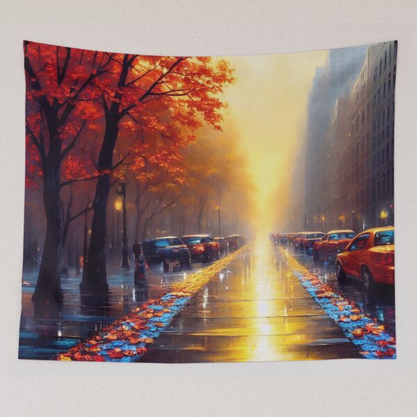 Item preview, Autumn street of New York designed and sold by M-Y-A-R-T-.