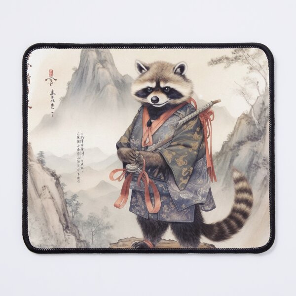 Item preview, Majestic Reckon in Serene Japanese Landscape - Art Print for Nature Enthusiasts designed and sold by Hakubiya.