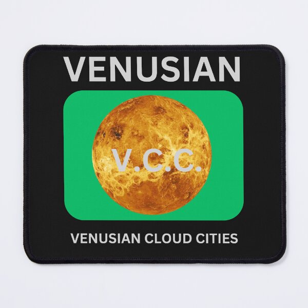 Item preview, THE VENUSIAN FLAG,(MODERN) GET READY, SPACE CONS ARE COMING! THIS IS MY FLAG OF EARTH DESIGN (BADGE STYLE) designed and sold by IORODAN.