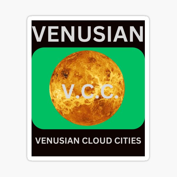 Item preview, THE VENUSIAN FLAG,(MODERN) GET READY, SPACE CONS ARE COMING! THIS IS MY FLAG OF EARTH DESIGN  (BADGE STYLE)  designed and sold by IORODAN.